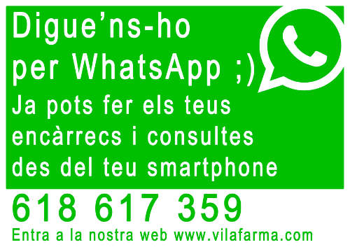 Farmcia Vilaplana de Vic a WhatsApp